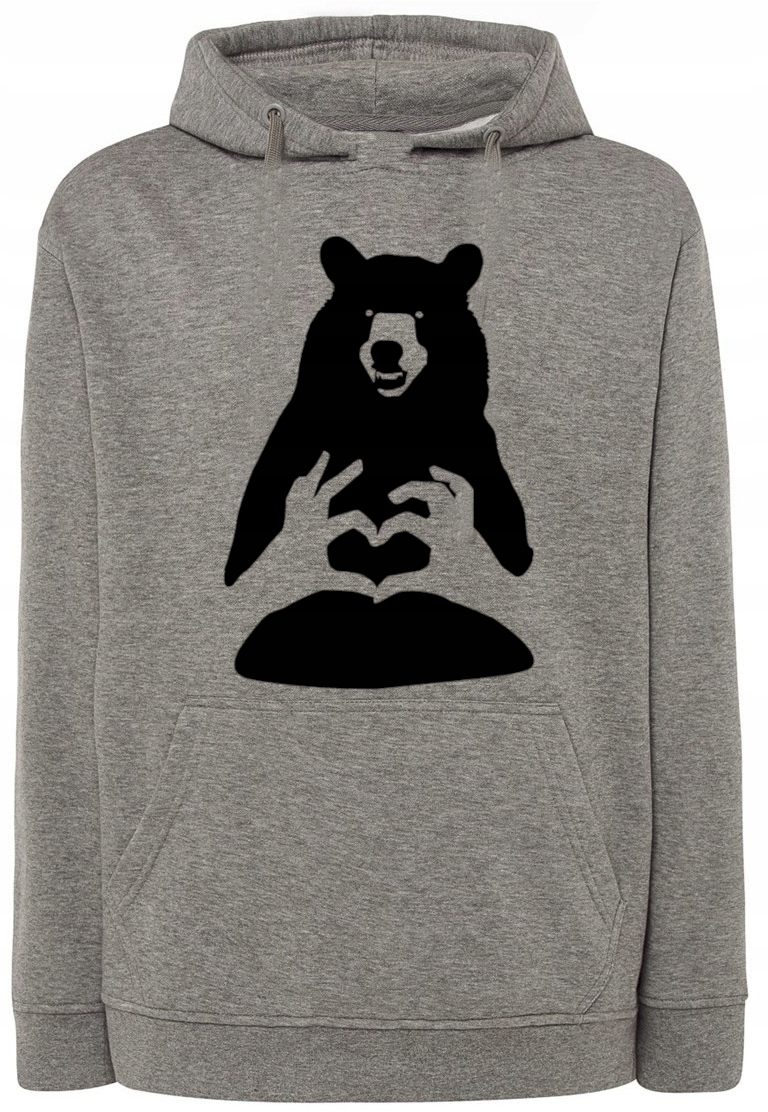 Pánská mikina s potiskem Medvěd Love Medvídek vel. M