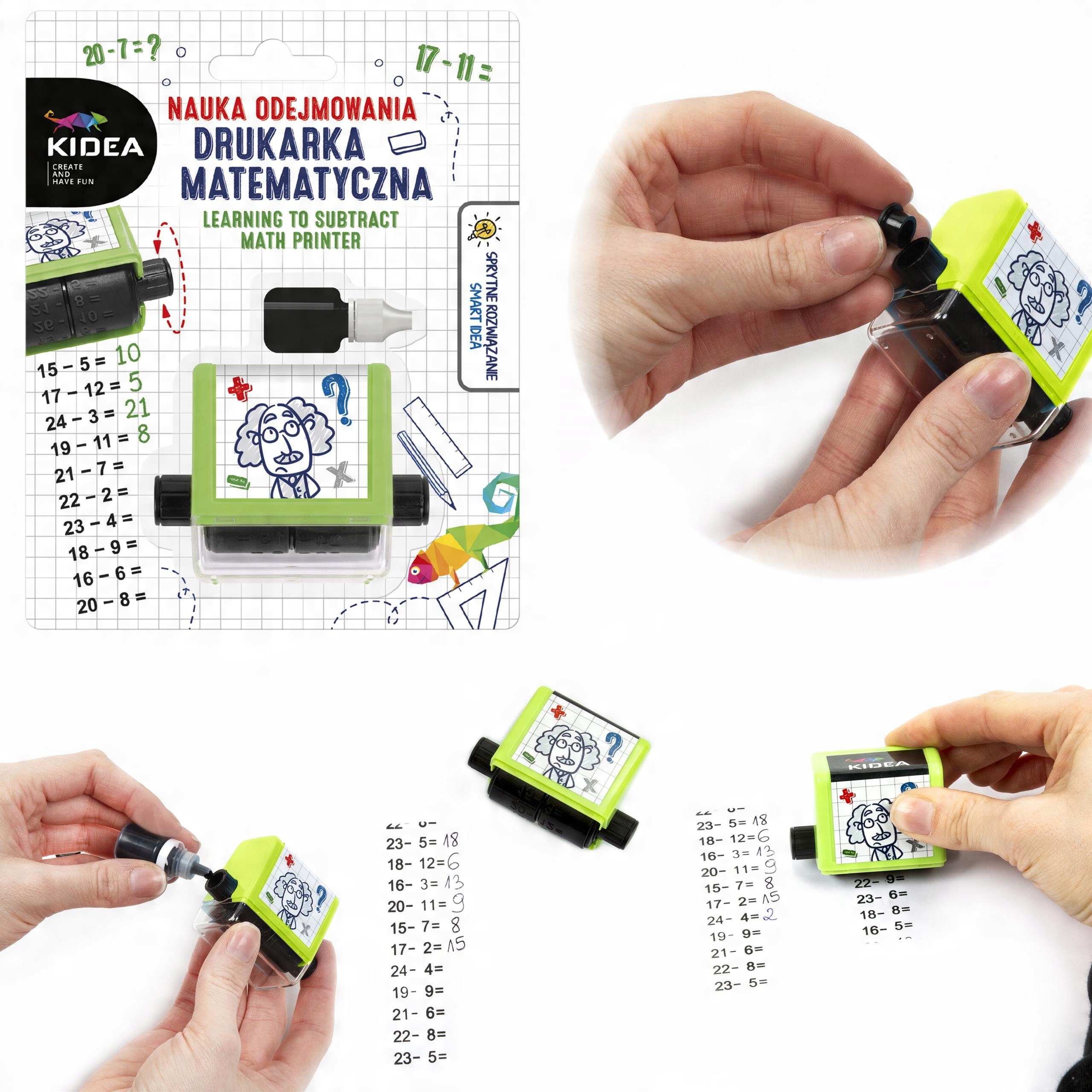 

Drukarka Matematyczna Nauka Odejmiwania Pieczątki
