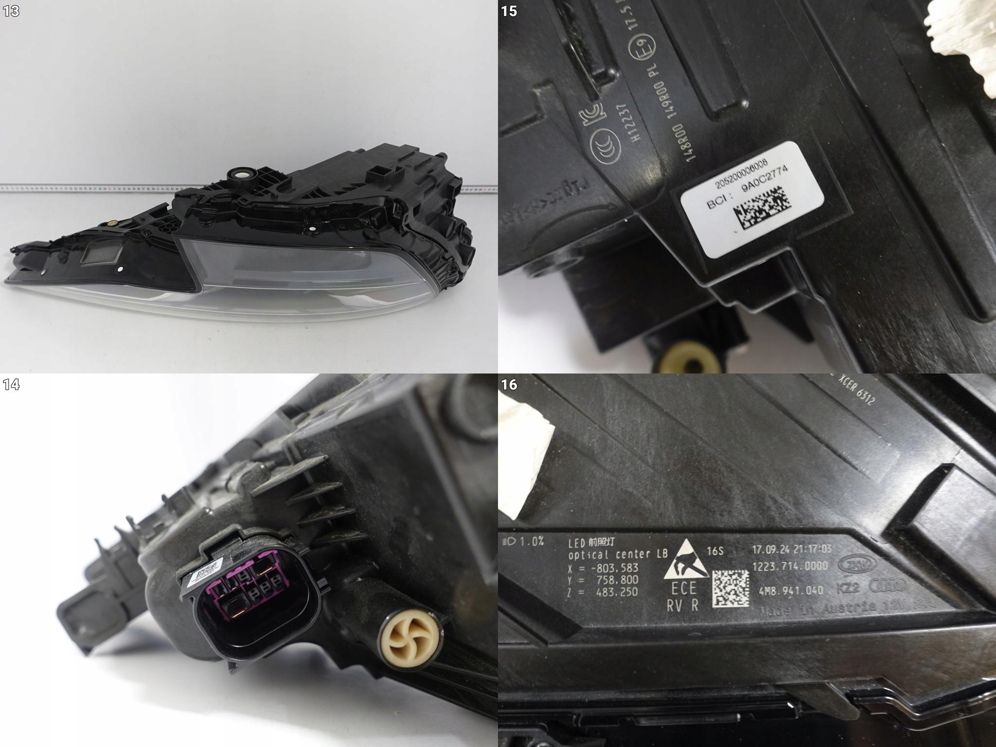 AUDI Q8 SQ8 4M8 LIFT FL 24- light FULL LED MATRIX BEAM right front EUROPA