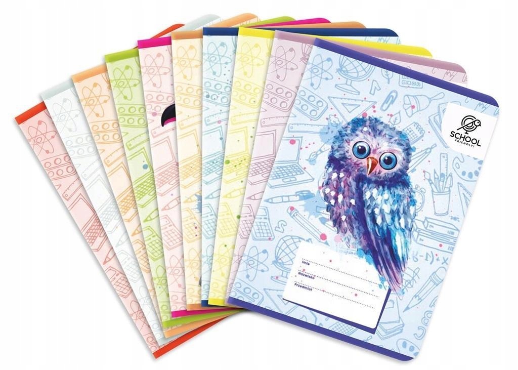 Zeszyt A5/64K Kratka Puffy Birds (10SZT), Elanders