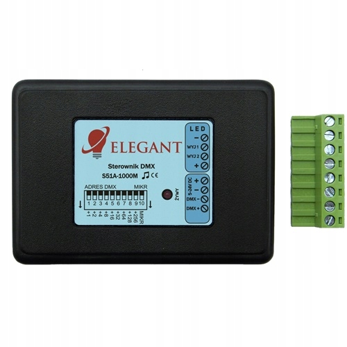Ovládač digitálnych pások Rgb Led S51 DMX Elegant