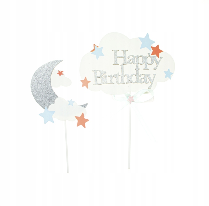 

Toppery na tort z napisem Happy Birthday