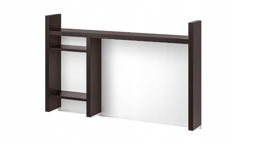Ikea Micke Nadstavec na stôl, čierno-hnedý, 105x65