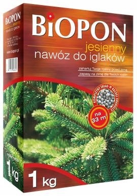 

Nawóz jesienny do iglaków Biopon 1 kg