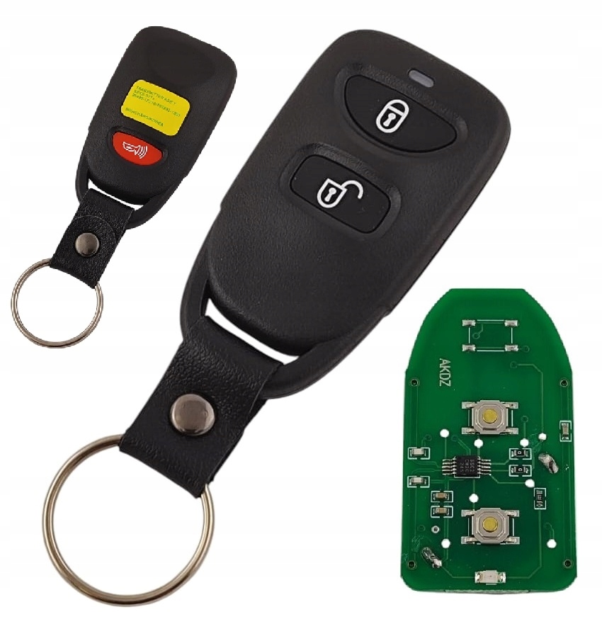 Pilot Hyundai Tucson Soul Sportage Kia Sorento 3 tlačítka 2 Panic 433 MHz