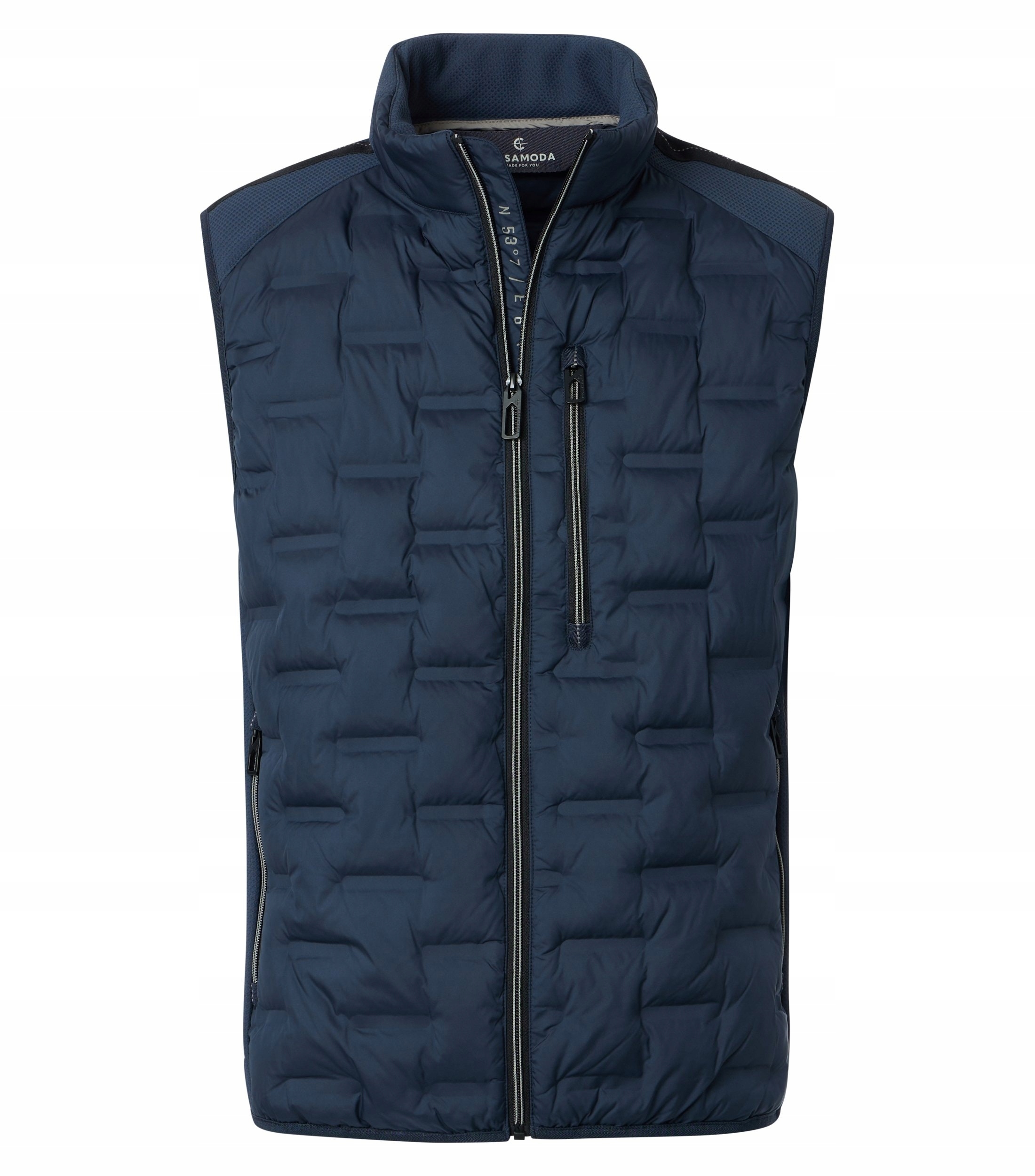 Casamoda Velké Velikosti Bunda Bez Rukávů Péřová Vesta 5XL 150-158 cm