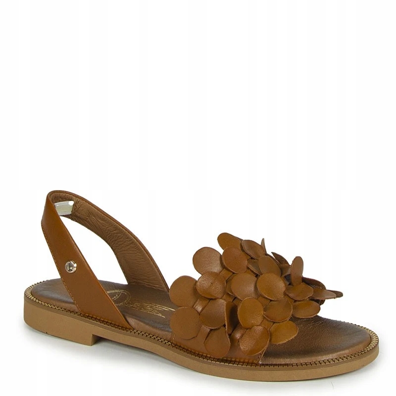 Lemar 40425 Hnědé Kožené Sandály 37