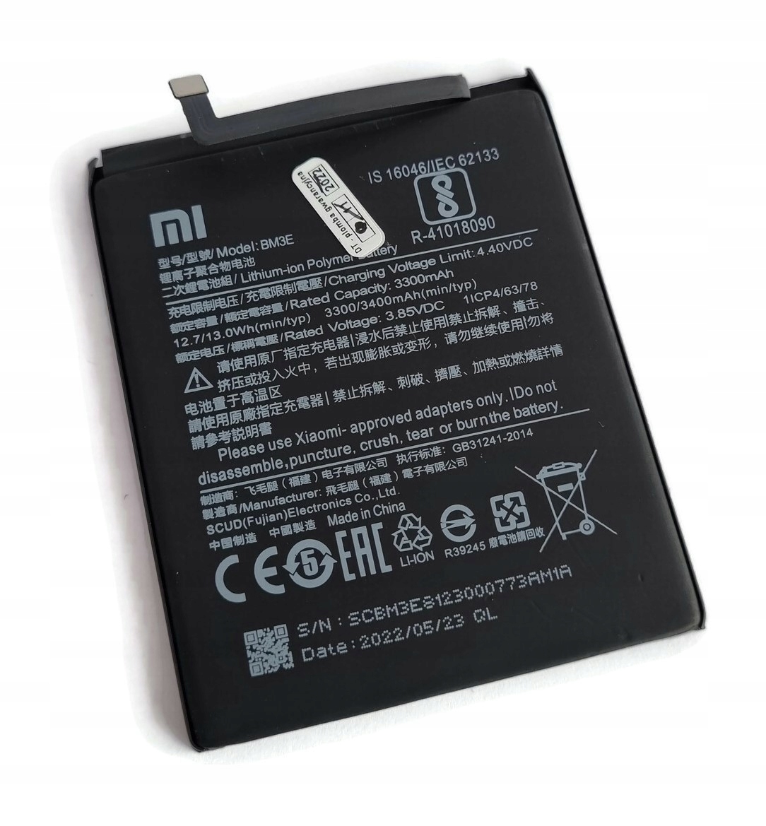 Nová originální baterie Org pro Xiaomi Mi 8 BM3E