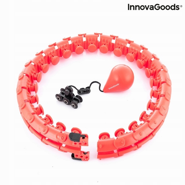 Regulowany HULA HOP z wypustkami z obciążeniem Liczba kulek masujących 24