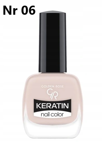 

Lakier do paznokci keratyna Golden Rose Keratin 06