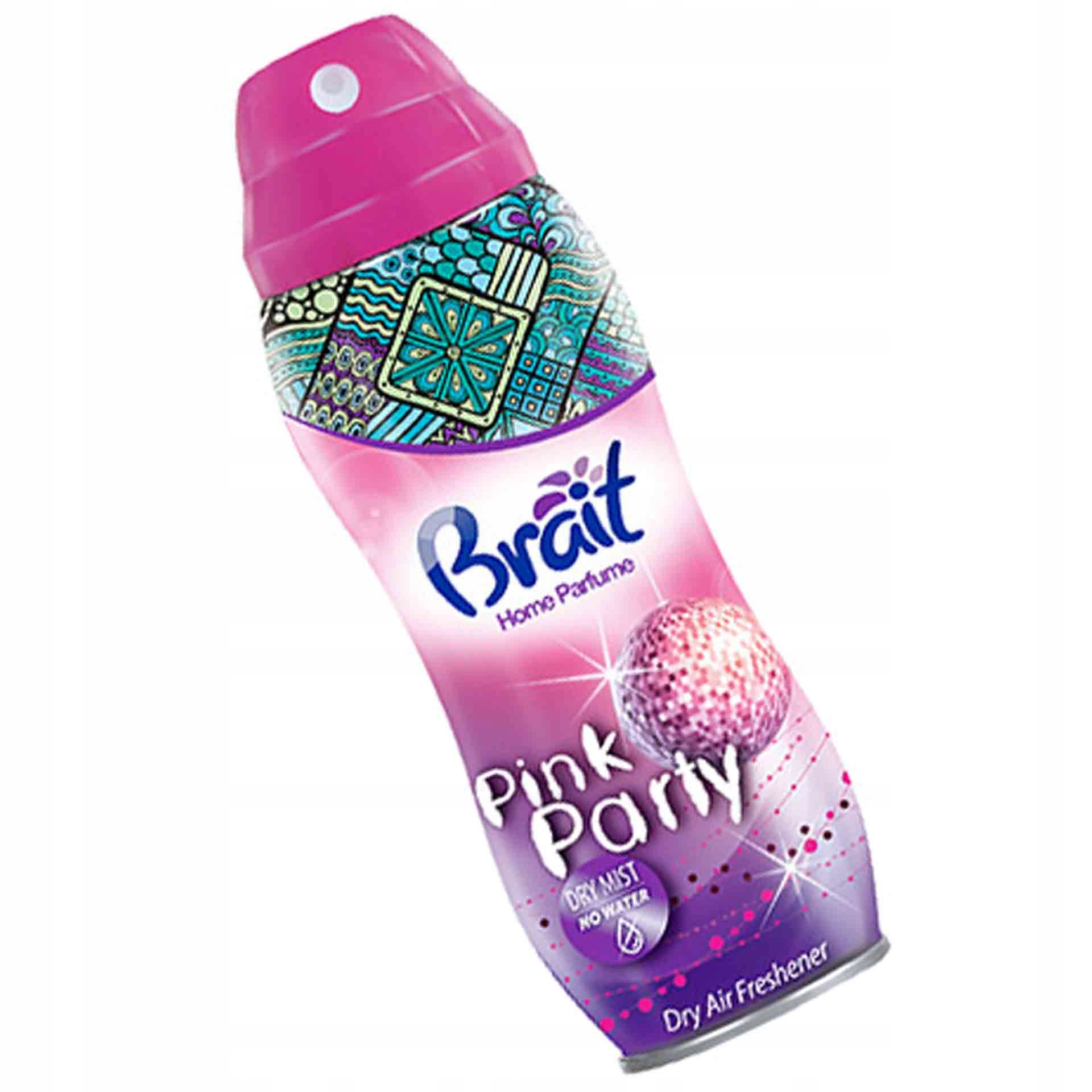

Brait Odświeżacz Spray Suchy 300 ml Pink Party