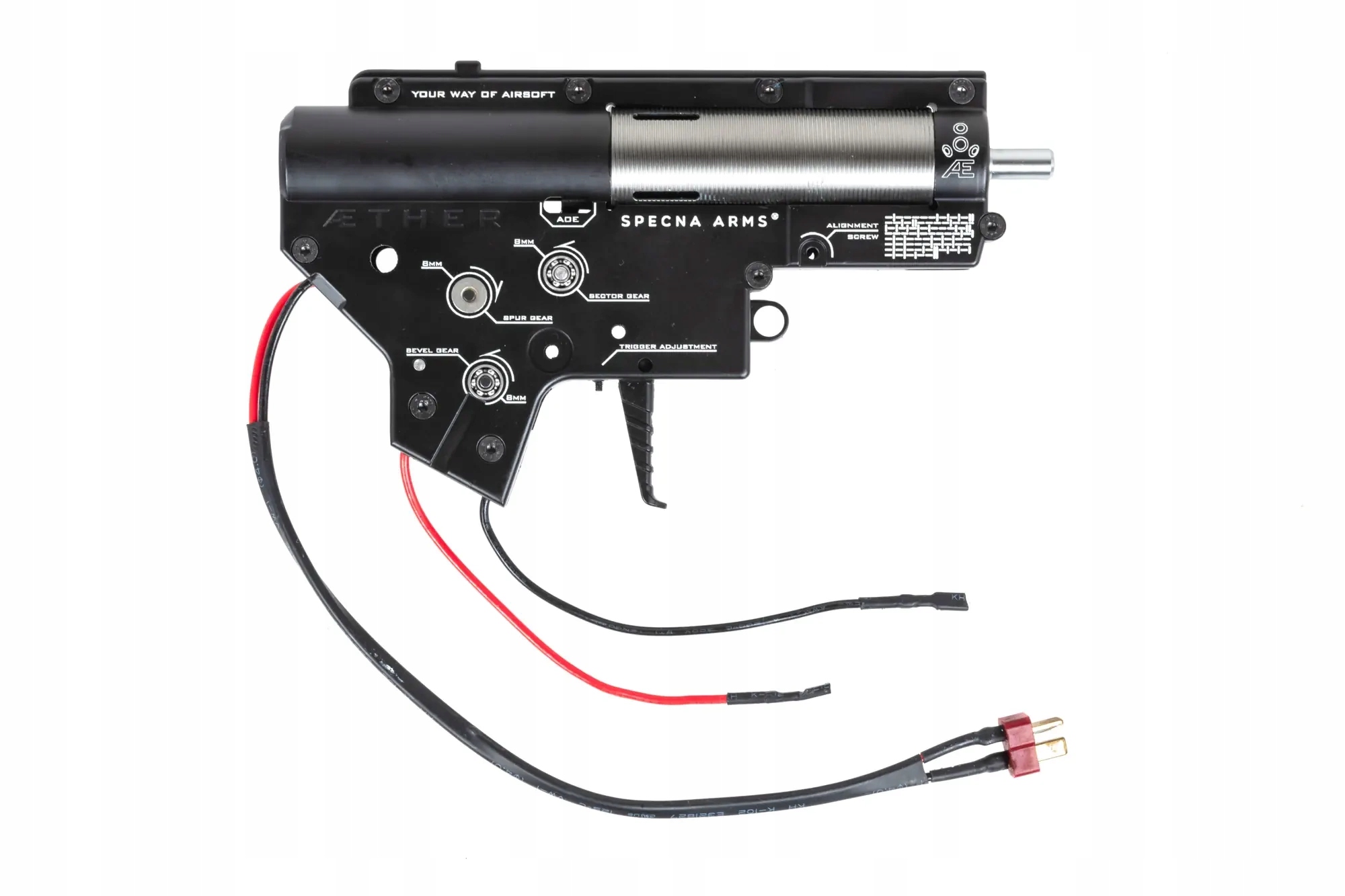 Kompletny Gearbox v2 Specna Arms Aether Hal Etu