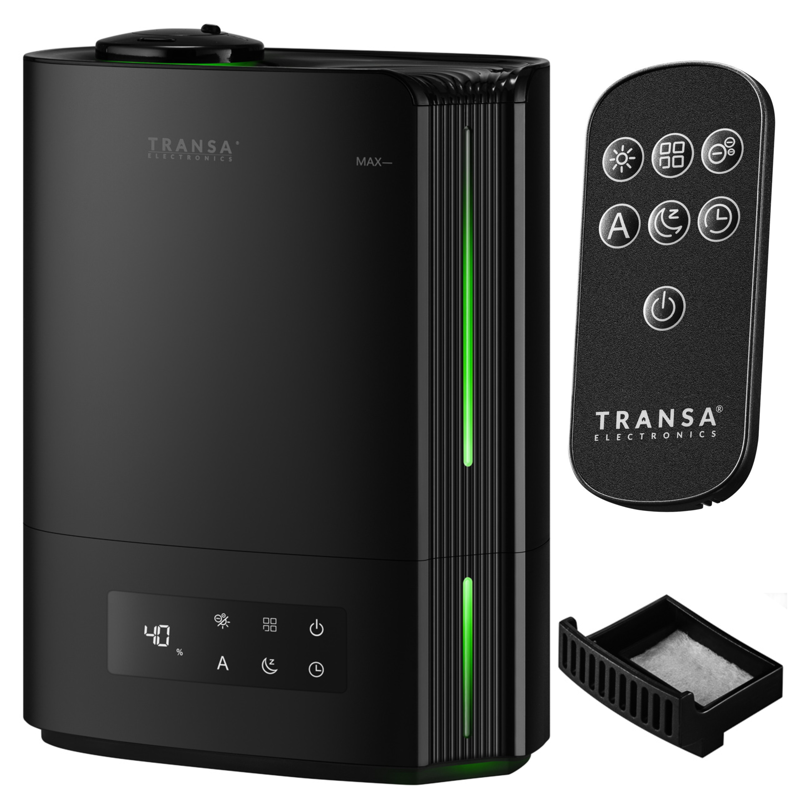 Nawilżacz powietrza Wydajny Aromaterapia Higrostat Pilot Jonizator Led 4,8L