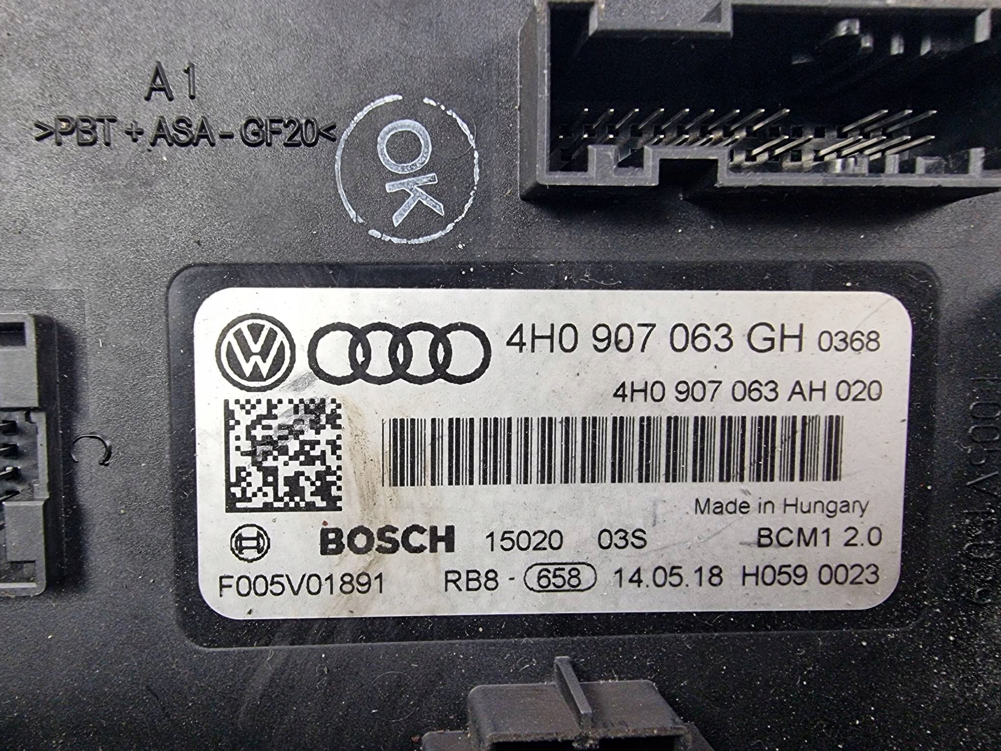 modul 4H0907063GH AUDI A6 C7