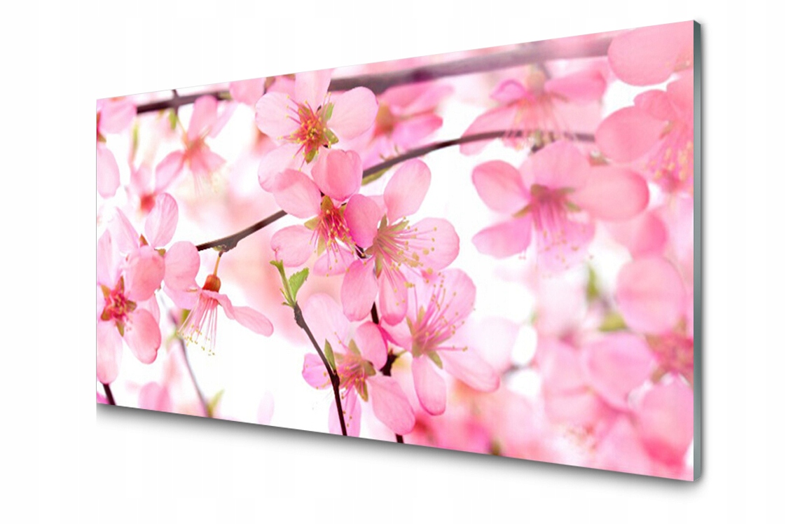 

Panel szklany dekor Kwiaty Roślina 120x60 + Klej