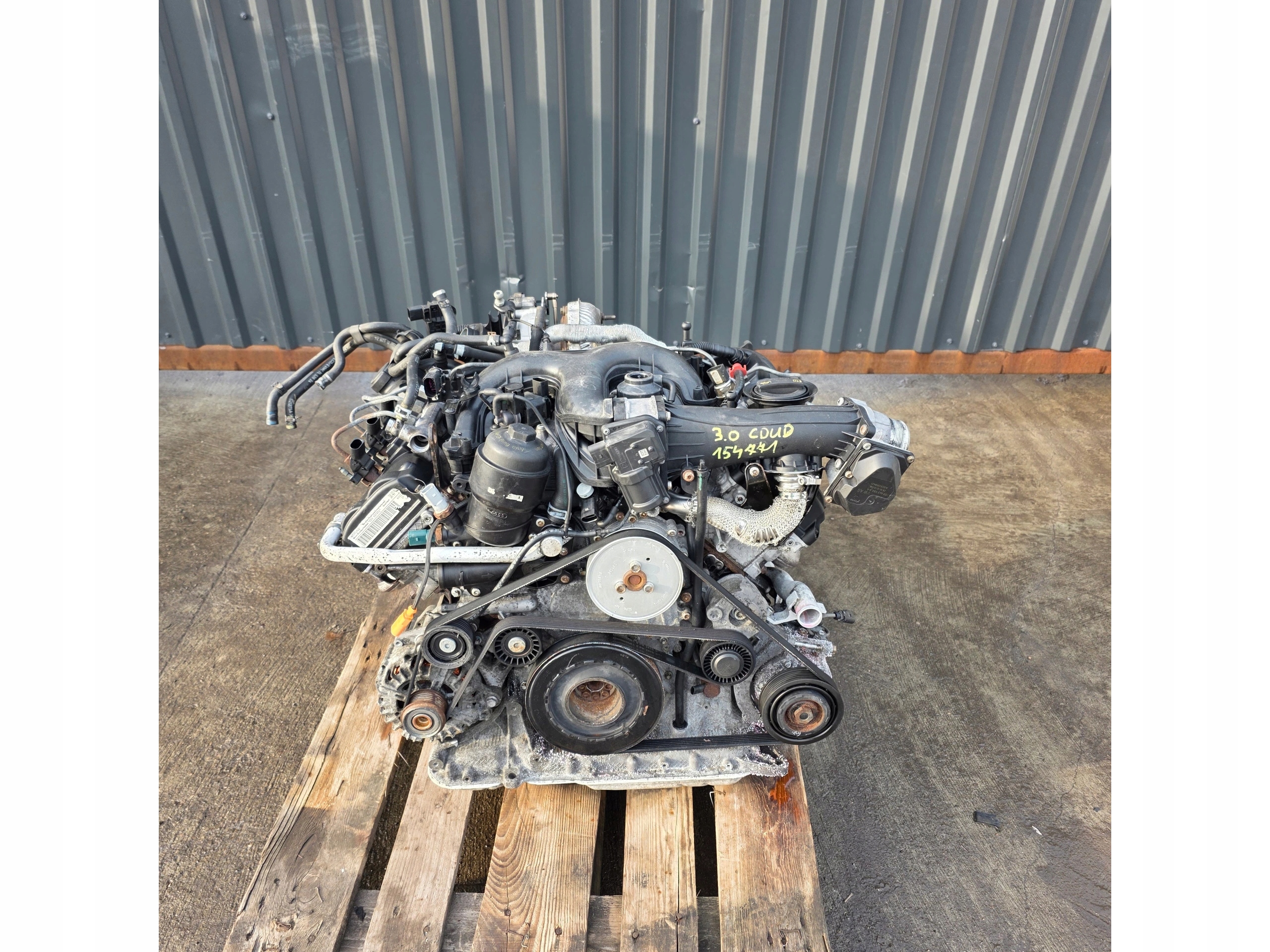 engine complete AUDI A6 C7 A7 4G Q5 8R A4 A5 3.0 TDI CDU CDUD 154771 KM !!