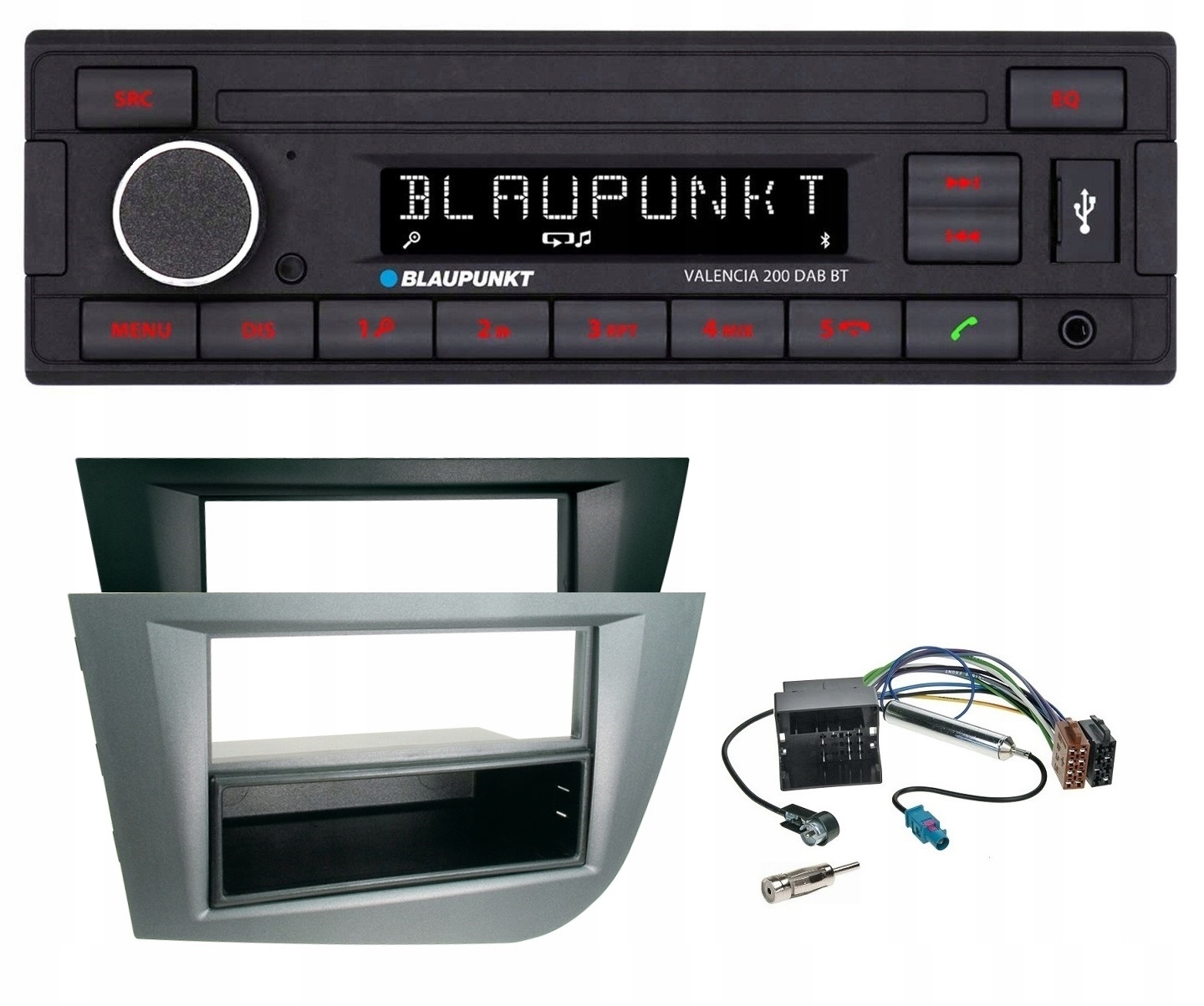 Blaupunkt Valencia 200 Dab Bluetooth autorádio Seat Leon 2005-2010