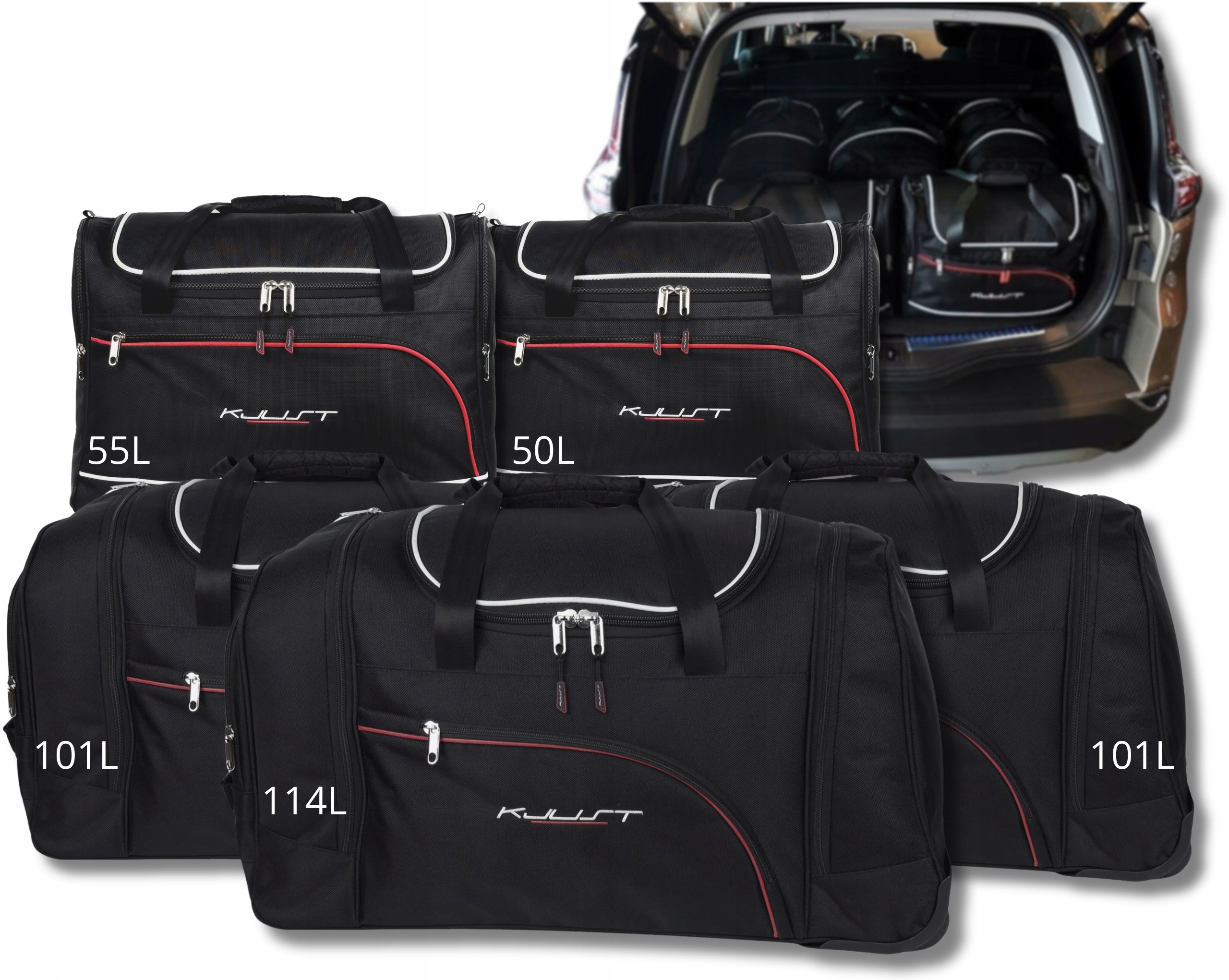 Cestovná Taška Do Kufru Renault Espace 2014-2021 5 ks
