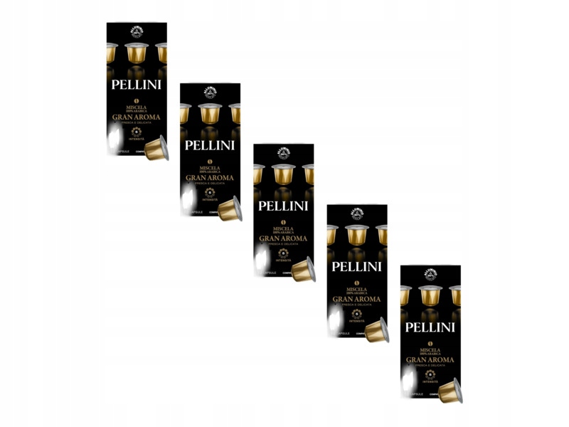 Kapsułki Pellini Gran Aroma do ekspresu Nespresso 5szt