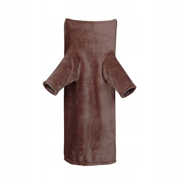 Deka s rukávy 150x210 Kangoo Hnědá měkká
