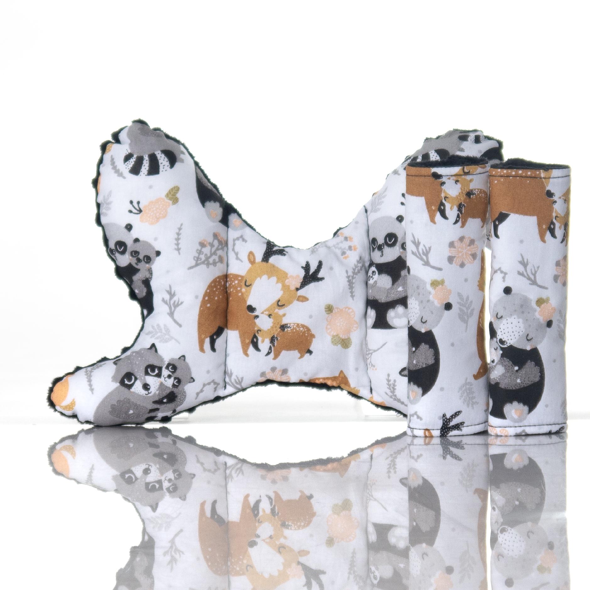 Poduszka podróżna motylek antywstrząsowy minky Marka Bajbi