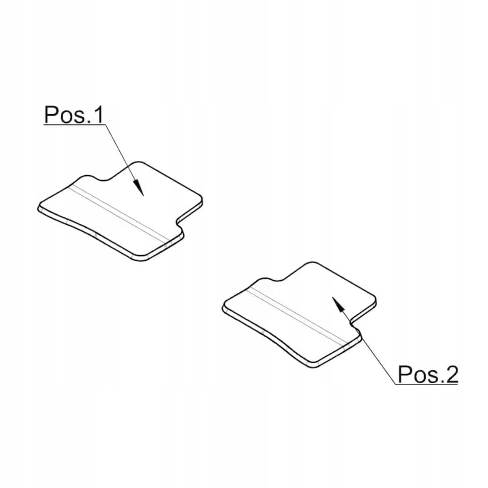 DYWANIKI WELUROWE NA TYŁ MERCEDES-BENZ C KLASA S206/W206 A2066805602 9K26 Stan opakowania oryginalne