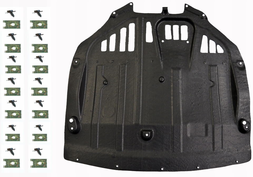 Nissan Micra K14 2017-,,, OSŁONA SILNIKA osłona pod silnik płyta Spinki