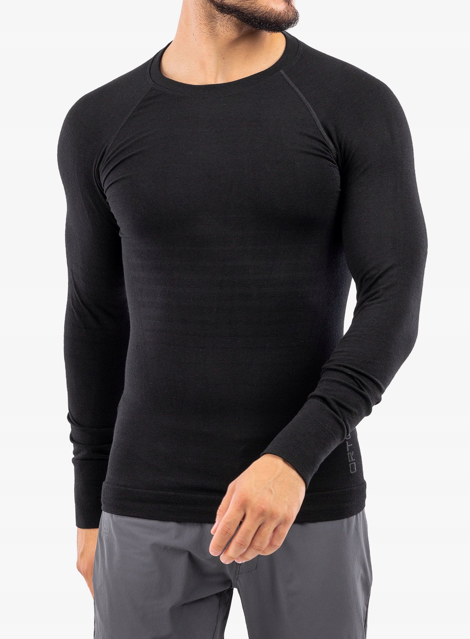 Mikina Ortovox 230 Competition Long Sleeve černá barva XXL
