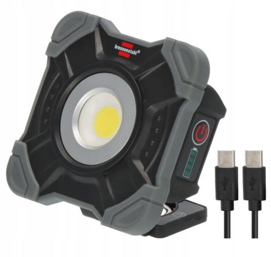 Brennenstuhl Lampa Světlomet Akumulátorová Dílenská Led 1000lm IP54 10W