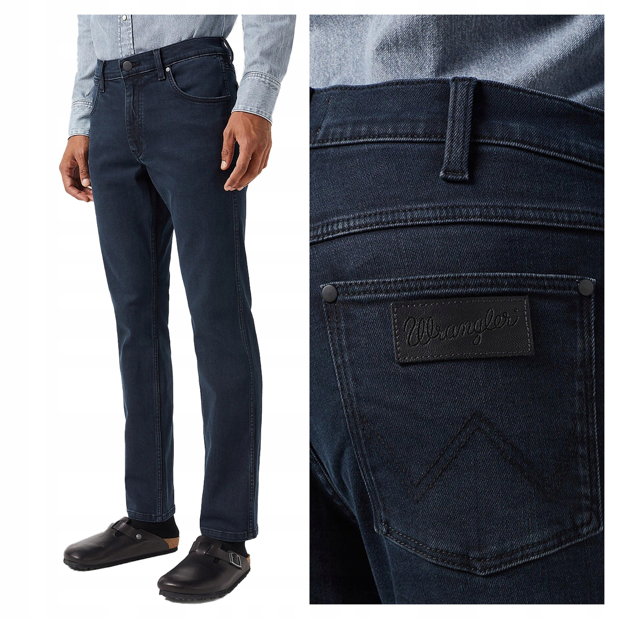 Wrangler Greensboro W46 L32 Pánské džínové kalhoty džíny Proste