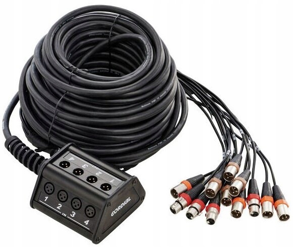 Cordial Cyb 8-4 C stagebox s mnohožilovým kabelem