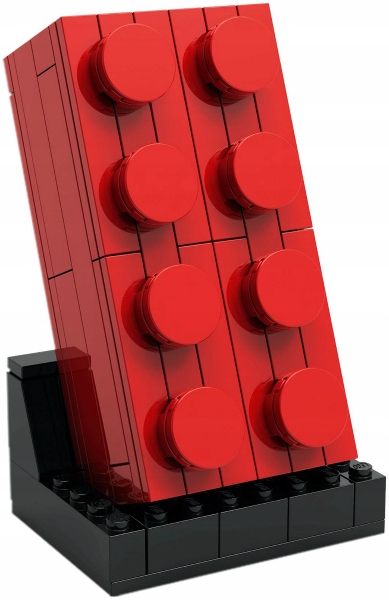 Lego 5006085 Czerwony klocek Lego do zbudowania 2x4