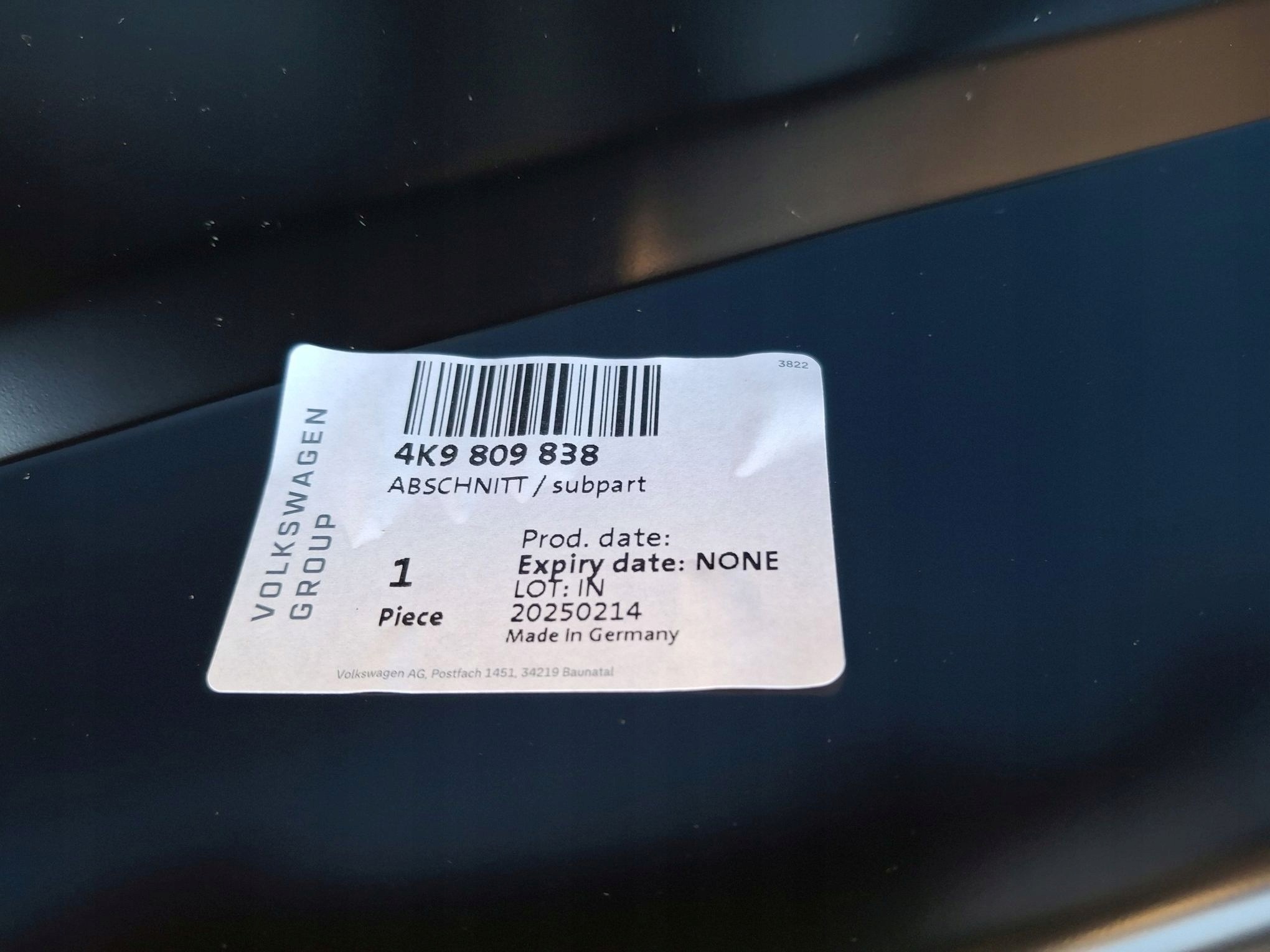parafango destra posteriore AUDI A6 C8 KOMBI 2018R->