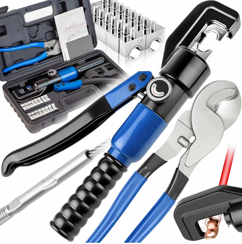 Lisovací Kleště Na Kabely Šestihranné Hydraulické Nůžky 2V1