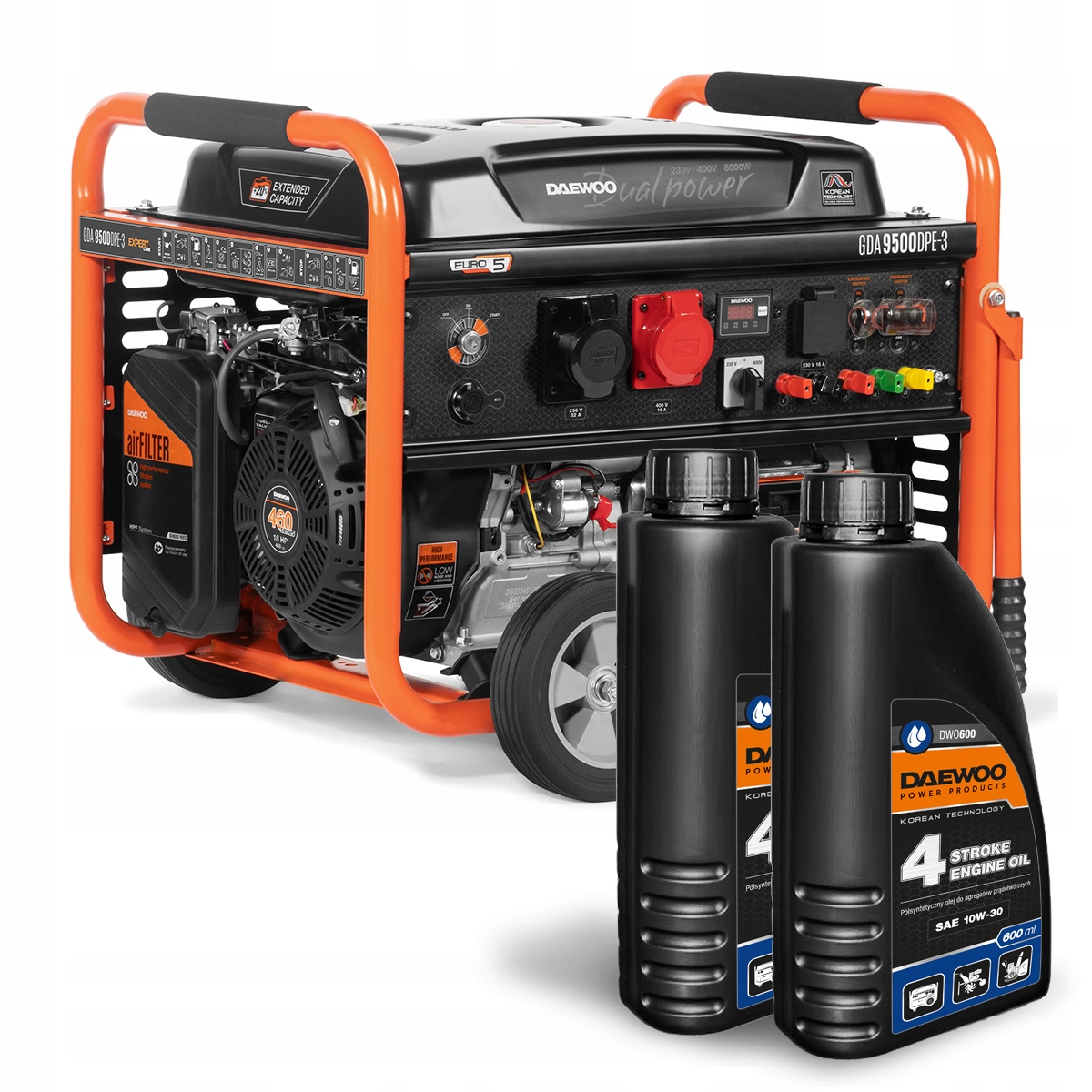 Elektrický generátor DAEWOO GDA 9500E-3 DUAL POWER za 42499 Kč - Allegro