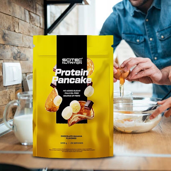 SCITEC Protein Pancake 1036g Wysokobiałkowa Mieszanka 29g Białka Bez Cukru — 7