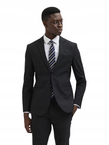 Selected Homme Černá Sako Slim S Hladkým Povrchem 40 N1E