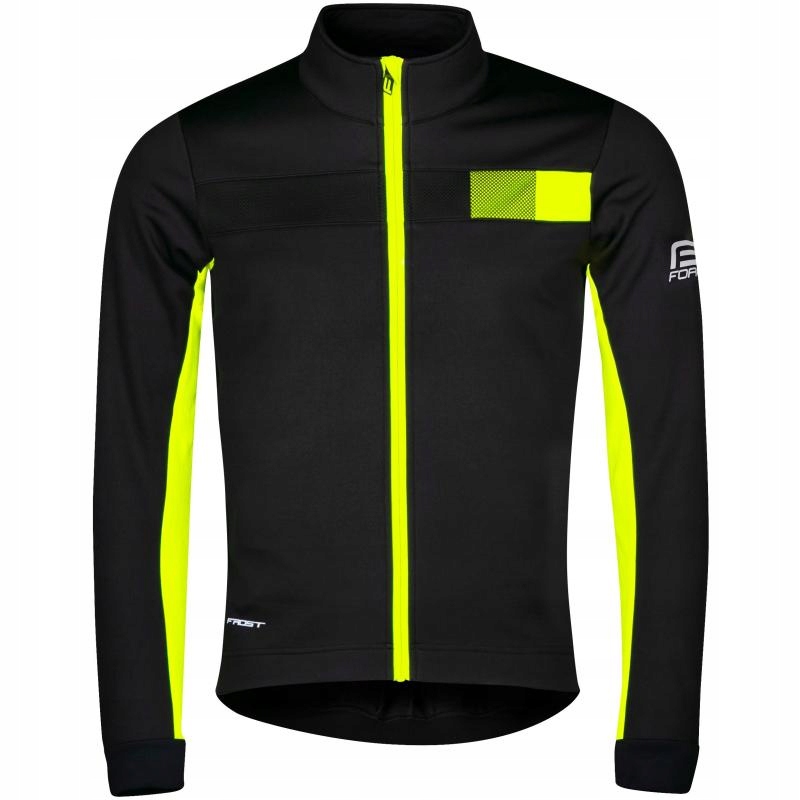 Force Bunda Frost Softshell pánské černo-žlutá fluo M