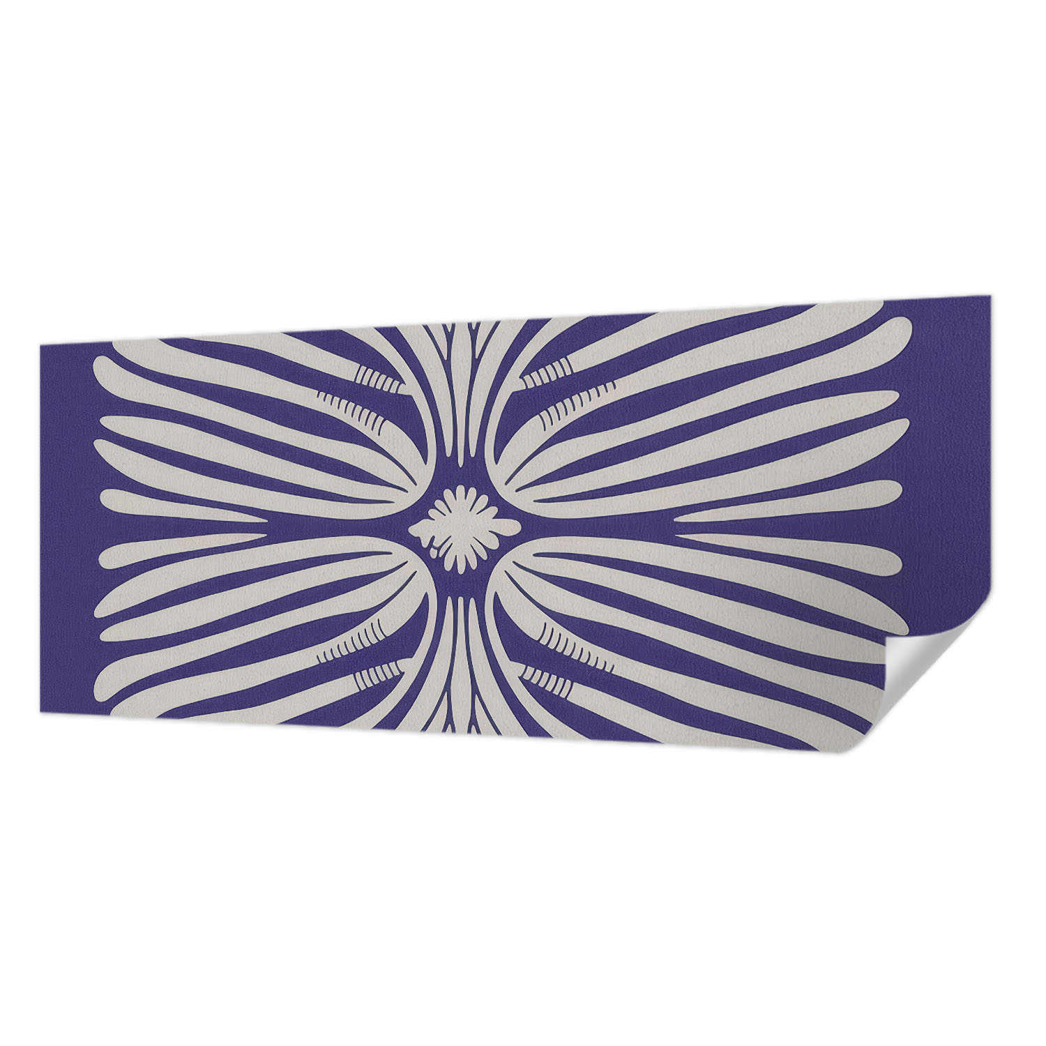 Fototapeta Samolepicí Rychlá Odrůda Stěny Květinová Symetrie 250x104 cm