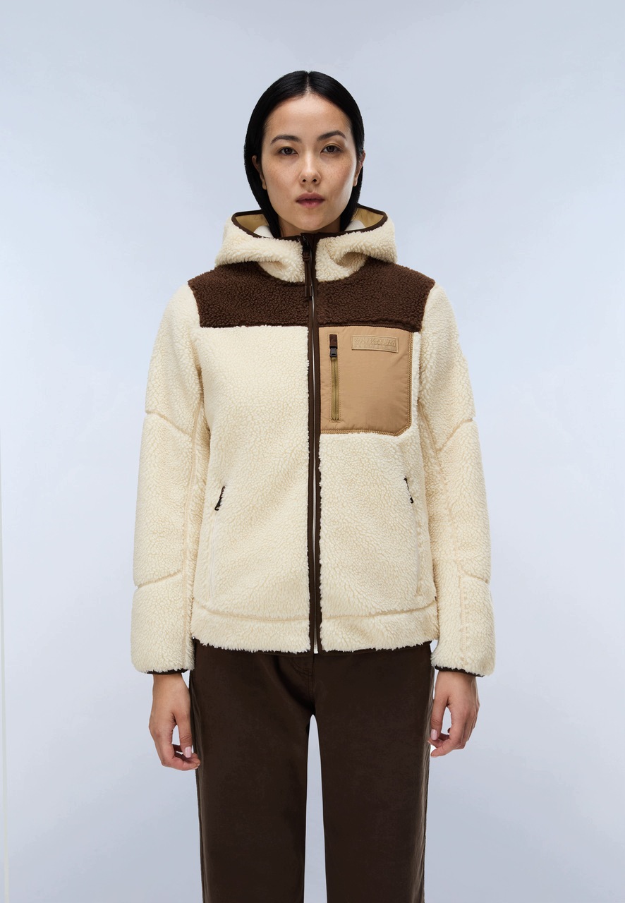 Napapijri Bluza Damska Yupik Full Zip Hoodie NA8APH Multi M