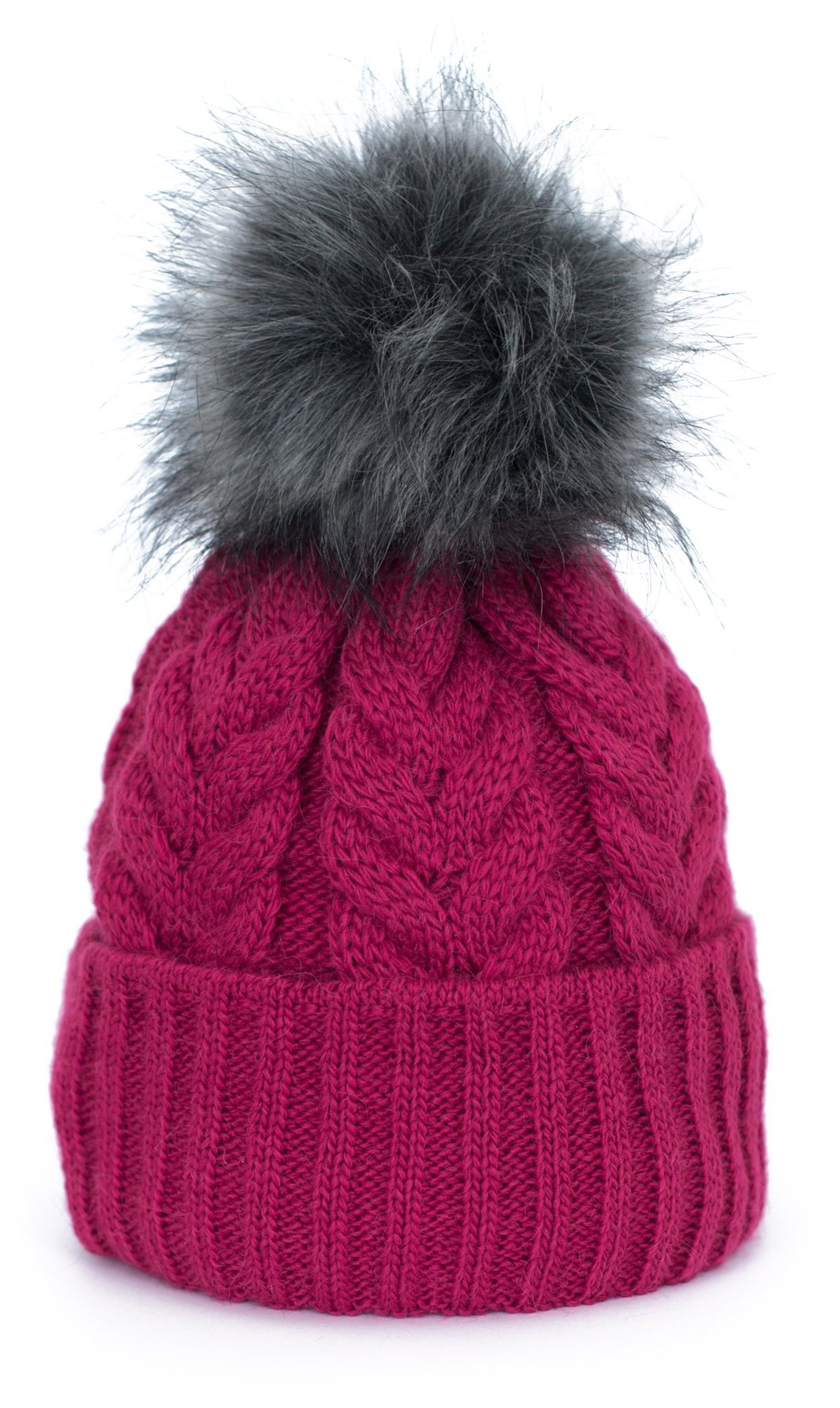 

Szaleo polska Czapka pompon warkocz cz17802-1
