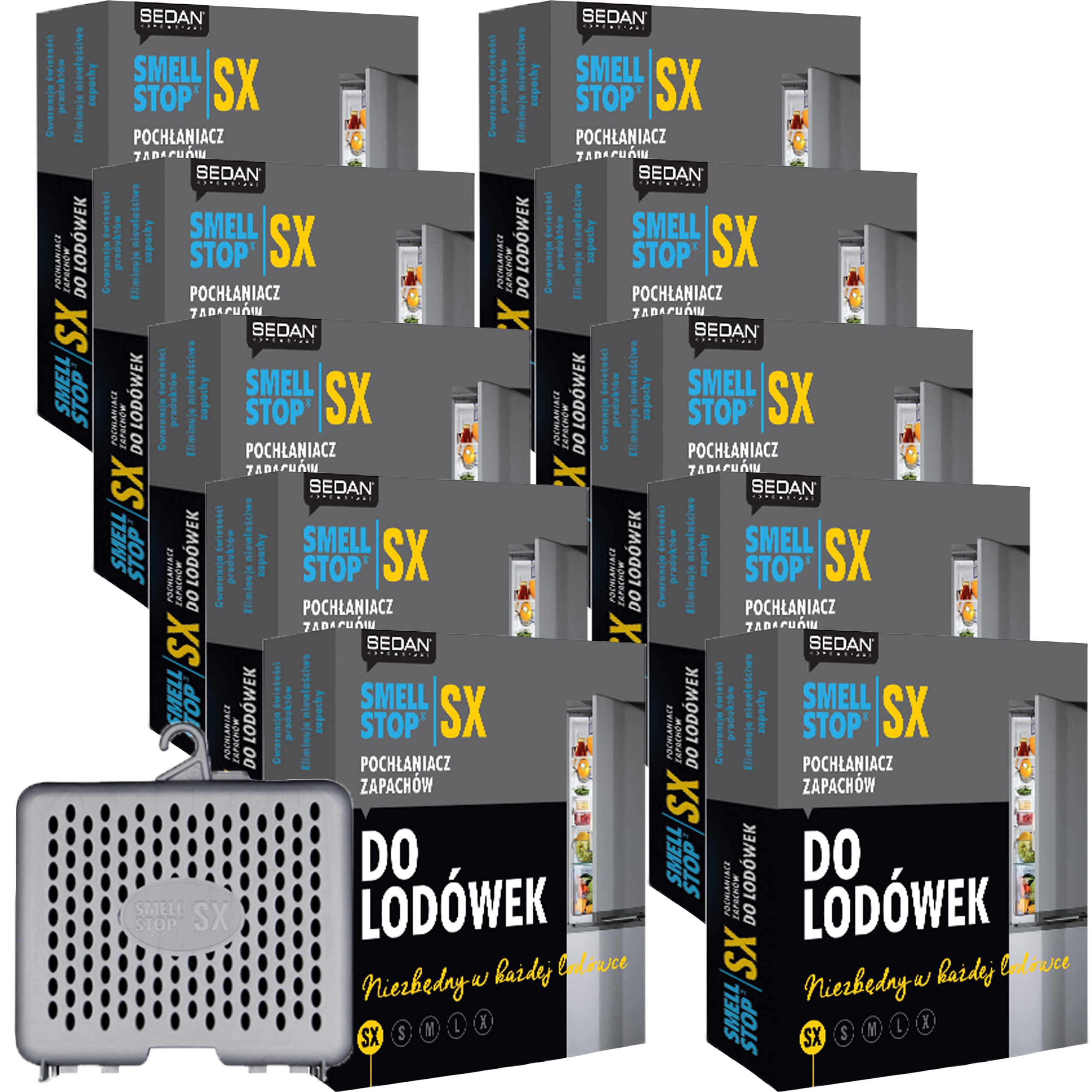 Levně 10 x Pohlcovač Pachů Sx Pro Ledničky Chladničky Aktivní Uhlí Smell Stop