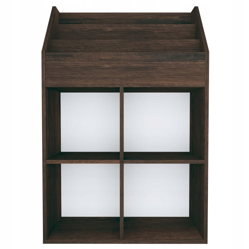 REGAŁ NA CZASOPISMA DLA DZIECI PRZYDYMIONY DĄB 71X Szerokość mebla 1 cm