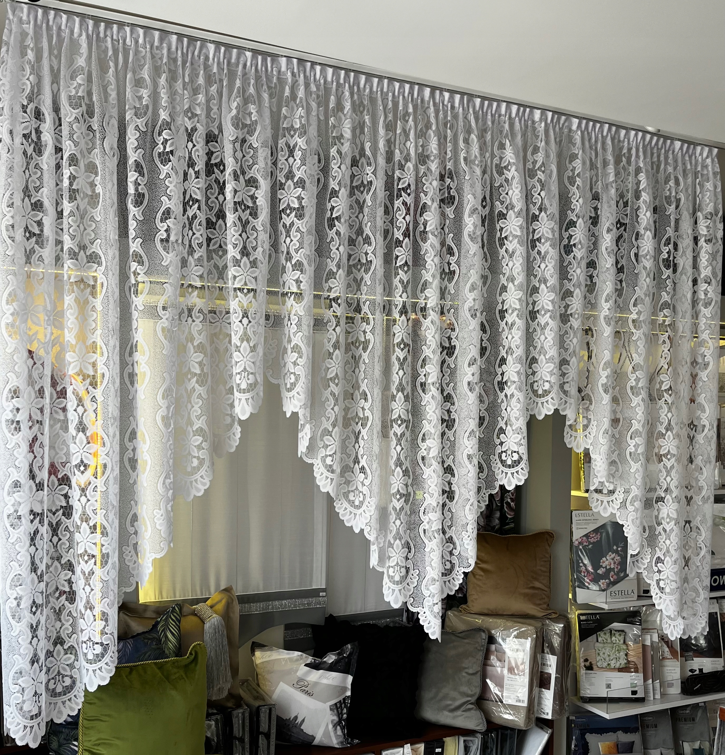 Firana Żakardowa Z Taśmą Polska 160x500 358372