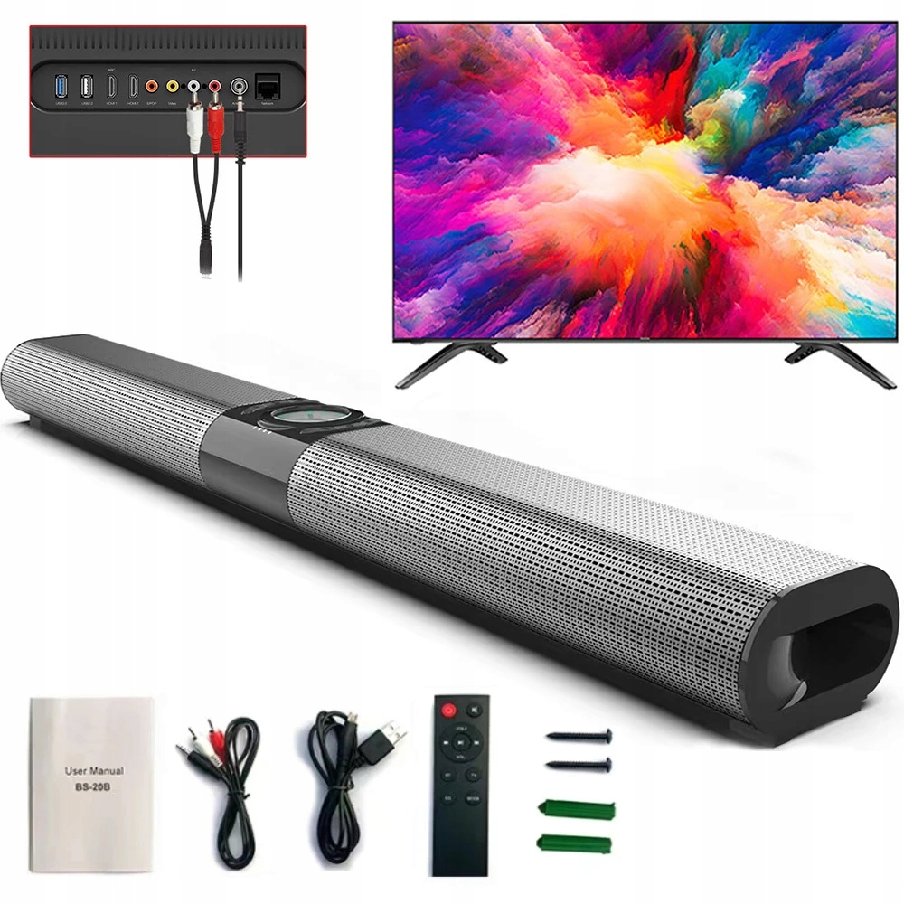 Soundbar Bluetooth Reproduktor 5.0 Usb Hdmi Televizor Set Tws Soundbar