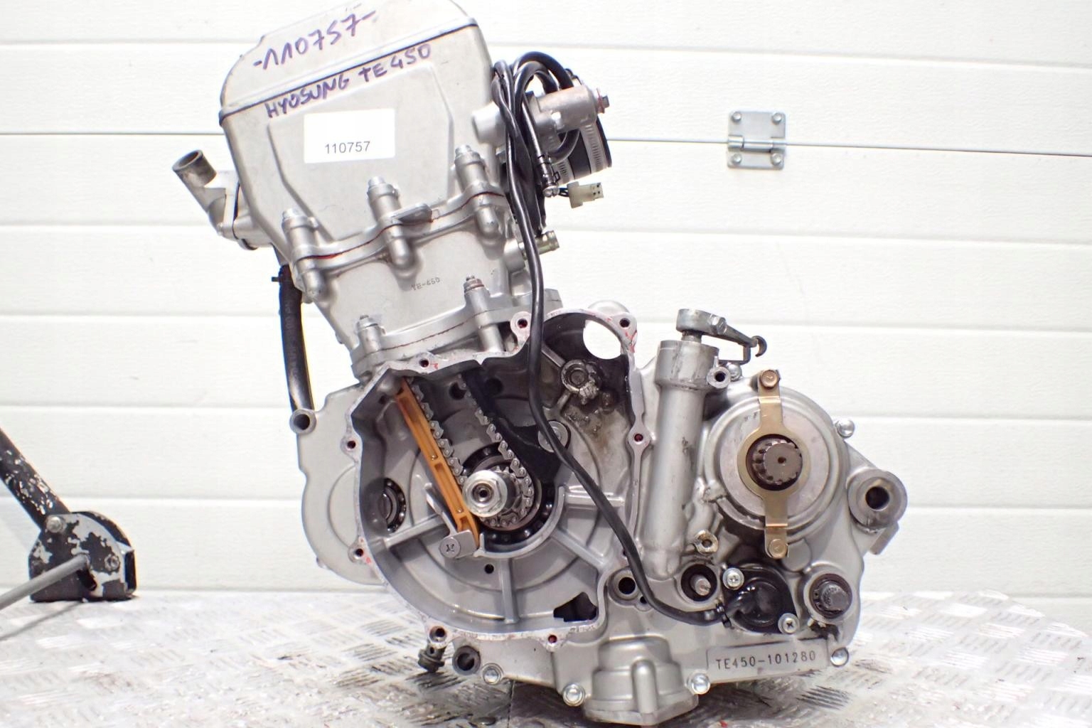 Hyosung TE 450 Silnik Video