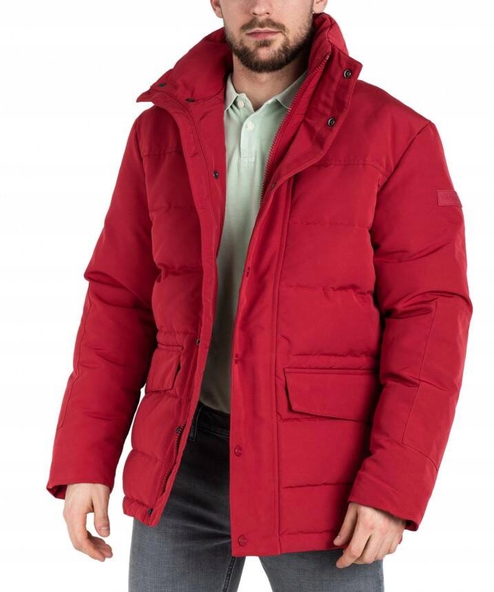 Męska kurtka zimowa Wrangler Bodyguard Red W4B2WWX47 S
