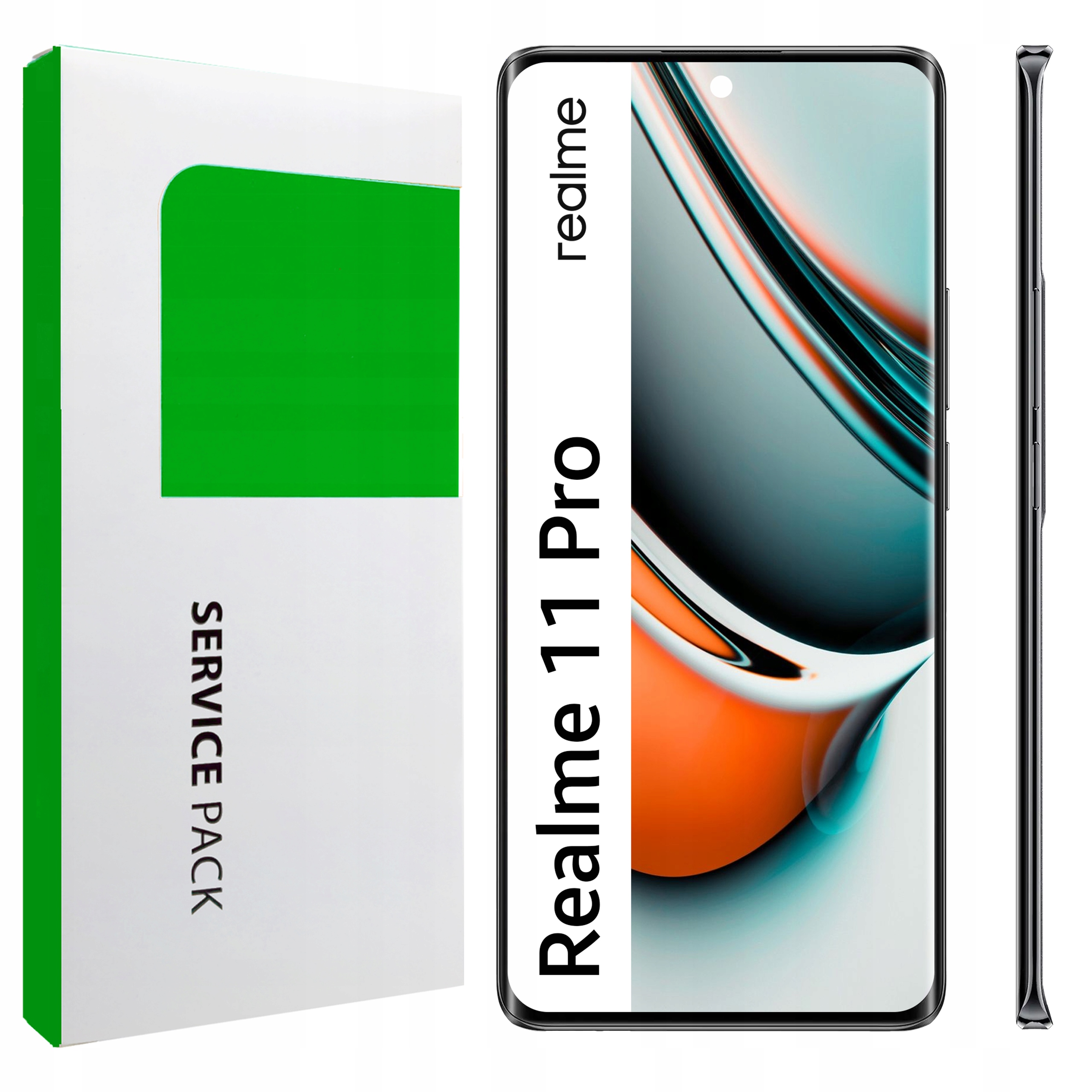 Originální Zila pro Realme 11 Pro Černý LCD displej Dotykový Rámeček