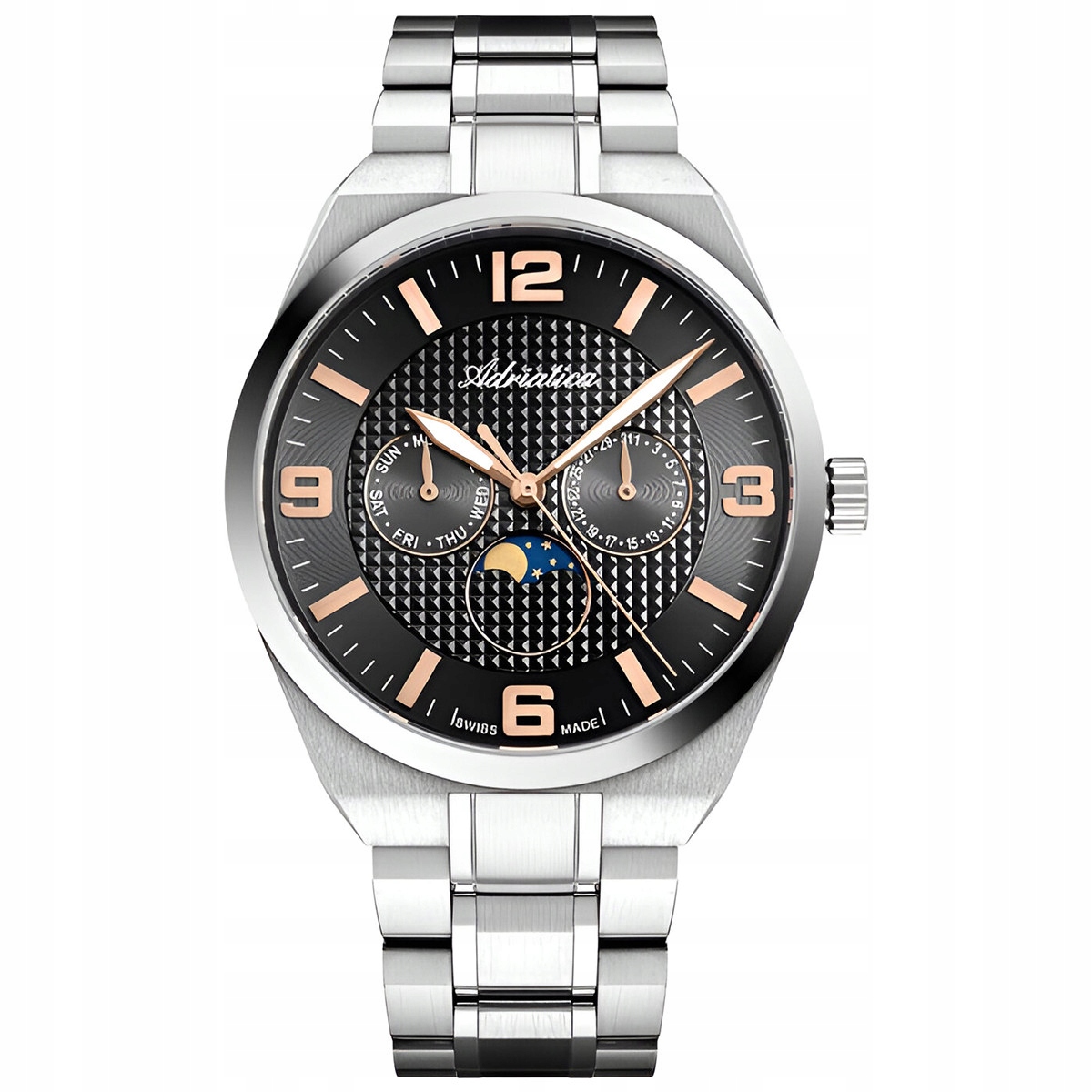 Pánské Hodinky Adriatica A8343.51R6QF stříbrné