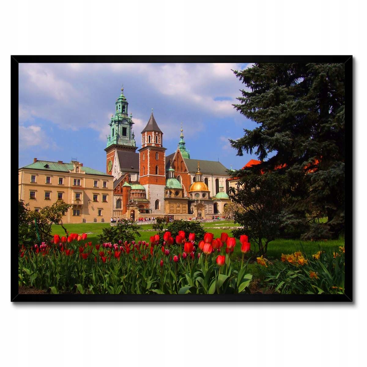Plakáty v rámu 70x50 Krakov Wawel Památky